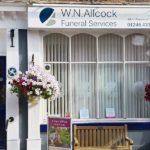 The outside of W.N. Allcock Funeral Services Eckington branch.